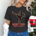 Muay Thai Respect The Art Martial Arts Kickboxing MMA Unisex T-Shirt Muay Thai Respect The Art Martial Arts Kickboxing MMA Unisex T-Shirt