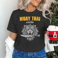 Muay Thai Sak Yant MMA Tattoo Tiger Lion Knife Martial Art Unisex T-Shirt