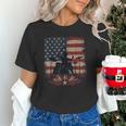 Patriotic Drum Kit Silhouette American Flag Unisex T-Shirt Patriotic Drum Kit Silhouette American Flag Unisex T-Shirt