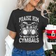 Praise Him With Loud Cymbals Psalm 150-5 Vintage Drum Kit Unisex T-Shirt Praise Him With Loud Cymbals Psalm 150-5 Vintage Drum Kit Unisex T-Shirt