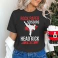Rock Paper Scissors Head Kick I Win Muay Thai Unisex T-Shirt Rock Paper Scissors Head Kick I Win Muay Thai Unisex T-Shirt