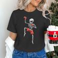 Skeleton Muay Thai Halloween Kickboxing MMA Fighter Costume Unisex T-Shirt