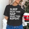 Sleep Nap Muay Thai Repeat Lover Martial Arts Unisex T-Shirt