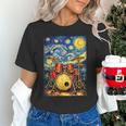 Starry Night Drum Kit Van Gogh Style Art Unisex T-Shirt Starry Night Drum Kit Van Gogh Style Art Unisex T-Shirt