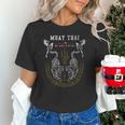 Twin Tiger Sak Yant Muay Thai Fighter Tee Martial Art Unisex T-Shirt