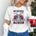 Don't Mess With A Boxer Kickboxer Fan Muay Thai Boxing Unisex T-Shirt