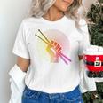 Drummer Drumsticks Fist Drum Kit Sweatshirt Unisex T-Shirt