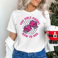 This Girl Knows How To Box Muay Thai Kickboxer Fan Boxing Unisex T-Shirt
