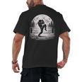 Bigfoot Muay Thai Boxer Martial Arts Sasquatch Men's Back Print T-Shirt, trending gift