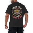 Cool Muay Thai Art For Men Women Kickboxer MMA Muay Thai Men's Back Print T-Shirt, trending gift