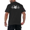 Drum Kit Heartbeat Drummer Music Lover EKG Pulse Set Note Men's Back Print T-Shirt, trending gift Drum Kit Heartbeat Drummer Music Lover EKG Pulse Set Note Men's Back Print T-Shirt, trending gift