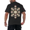 Drummer Drum Kit Mandala Percussionist Music Lover Men's Back Print T-Shirt, trending gift