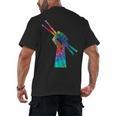 Drummer Drum Kit Tie Dye Hippie Drummer Men's Back Print T-Shirt, trending gift Drummer Drum Kit Tie Dye Hippie Drummer Men's Back Print T-Shirt, trending gift