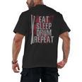 Drummer Eat Sleep Drum Repeat Drum Kit Musician Men's Back Print T-Shirt, trending gift Drummer Eat Sleep Drum Repeat Drum Kit Musician Men's Back Print T-Shirt, trending gift