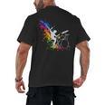 Drummer Silhouette Drum Kit Splatter Art Men's Back Print T-Shirt, trending gift Drummer Silhouette Drum Kit Splatter Art Men's Back Print T-Shirt, trending gift