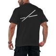 Drumsticks Drum Kit Men's Back Print T-Shirt, trending gift Drumsticks Drum Kit Men's Back Print T-Shirt, trending gift