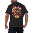 Gingerbread Cookies Christmas Fighting Muay Thai Men's Back Print T-Shirt, trending gift Gingerbread Cookies Christmas Fighting Muay Thai Men's Back Print T-Shirt, trending gift