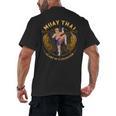 Heart Of a Champion Kickboxing And Muay Thai Trump Men's Back Print T-Shirt, trending gift