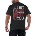 I Hit This So I Won't Hit You Kickboxer Fan Muay Thai Boxing Men's Back Print T-Shirt, trending gift