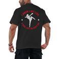 I Know I Hit Like A Girl Try To Keep Up Muay Thai Boxing Men's Back Print T-Shirt, trending gift