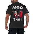 Moo Thai Muay Thai Thai Boxing For Kids Muay Thai Cow Men's Back Print T-Shirt, trending gift Moo Thai Muay Thai Thai Boxing For Kids Muay Thai Cow Men's Back Print T-Shirt, trending gift
