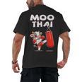 Moo Thai Muay Thai Cow Thai Boxing For Kids Muay Thai Men's Back Print T-Shirt, trending gift Moo Thai Muay Thai Cow Thai Boxing For Kids Muay Thai Men's Back Print T-Shirt, trending gift