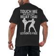 Muay Thai Boxing Kickboxing Your First Lesson Is Free Men's Back Print T-Shirt, trending gift Muay Thai Boxing Kickboxing Your First Lesson Is Free Men's Back Print T-Shirt, trending gift