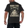 Muay Thai The Dance Of Warriors Muay Thai Men's Back Print T-Shirt, trending gift