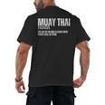 Muay Thai Definition Muay Thai Men's Back Print T-Shirt, trending gift Muay Thai Definition Muay Thai Men's Back Print T-Shirt, trending gift