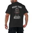 Muay Thai Elephant Kickboxing And Elephant Thai Men's Back Print T-Shirt, trending gift