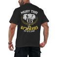 Muay Thai Elephant Martial Arts Thai Boxing Coach Lover Men's Back Print T-Shirt, trending gift