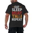 Muay Thai Fighter Eat Sleep Repeat Lifestyle Training Men's Back Print T-Shirt, trending gift Muay Thai Fighter Eat Sleep Repeat Lifestyle Training Men's Back Print T-Shirt, trending gift
