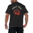 Muay Thai Hobby Boxing Fighter Martial Arts Men's Back Print T-Shirt, trending gift