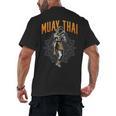 Muay Thai Hobby Martial Arts Fighter Boxing Men's Back Print T-Shirt, trending gift