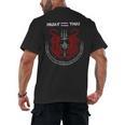 Muay Thai Kickboxing Thailand T-Shirt Men's Back Print T-Shirt, trending gift