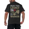 Muay Thai Legacy Of The Warrior Muay Thai Men's Back Print T-Shirt, trending gift