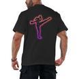 Muay Thai Martial Arts Kickboxer Women Girls Kickboxing Men's Back Print T-Shirt, trending gift