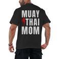 Muay Thai Mom Martial Artis Combat Sports Mother's Day Men's Back Print T-Shirt, trending gift