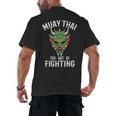 Muay Thai Oni Mask Thai Boxing And Kickboxing Men's Back Print T-Shirt, trending gift Muay Thai Oni Mask Thai Boxing And Kickboxing Men's Back Print T-Shirt, trending gift