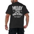 Muay Thai Is My Therapy Muay Thai Lovers Muay Thai Men's Back Print T-Shirt, trending gift