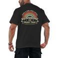 Muay Thai Shirt A Girl Who Loves Sunshine And Muay Thai Men's Back Print T-Shirt, trending gift