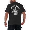 Muay Thai Skeleton Fighter MMA Club Coach Martial Arts Fight Men's Back Print T-Shirt, trending gift Muay Thai Skeleton Fighter MMA Club Coach Martial Arts Fight Men's Back Print T-Shirt, trending gift
