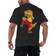 Muay Thai T-Rex Thai Boxing Men's Back Print T-Shirt, trending gift