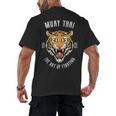 Muay Thai Tiger Thai Boxing Men's Back Print T-Shirt, trending gift Muay Thai Tiger Thai Boxing Men's Back Print T-Shirt, trending gift