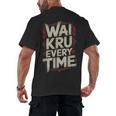 Muay Thai Wai Kru Respect Ritual Ceremony Fighter Identity Men's Back Print T-Shirt, trending gift