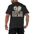 Respect All Fear None Muay Thai Men's Back Print T-Shirt, trending gift