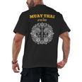 Sak Yant Muay Thai Art Tattoo Twin Tiger Kickboxing Thailand Men's Back Print T-Shirt, trending gift Sak Yant Muay Thai Art Tattoo Twin Tiger Kickboxing Thailand Men's Back Print T-Shirt, trending gift
