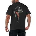 Skeleton Muay Thai Boxing Karate Kickboxing Martial Arts Men's Back Print T-Shirt, trending gift Skeleton Muay Thai Boxing Karate Kickboxing Martial Arts Men's Back Print T-Shirt, trending gift