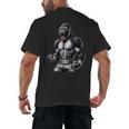 Strong Muay Thai Gorilla Thai Boxing And Fighting Men's Back Print T-Shirt, trending gift