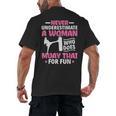 Never Underestimate A Woman Thai Boxing Muay Thai Fighter Men's Back Print T-Shirt, trending gift Never Underestimate A Woman Thai Boxing Muay Thai Fighter Men's Back Print T-Shirt, trending gift
